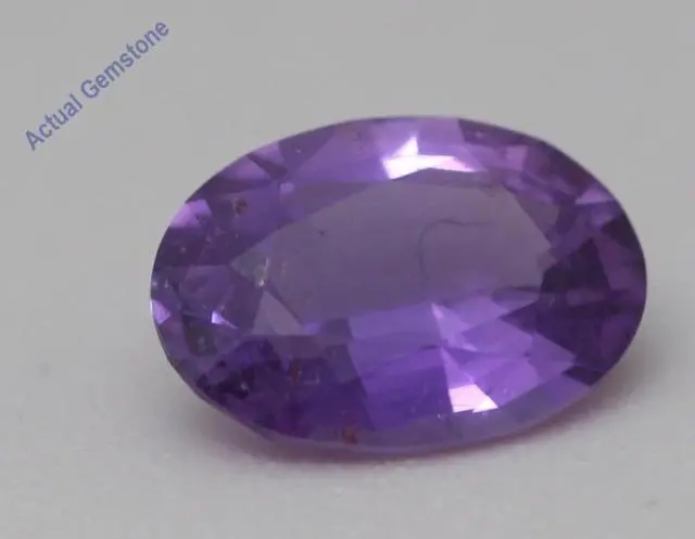 Alt view image 2 of 4 - Oval Cut Natural Mined Loose Sapphire (1.16 Ct,Purple(Possibly Heated) Color,VS2 Clarity)