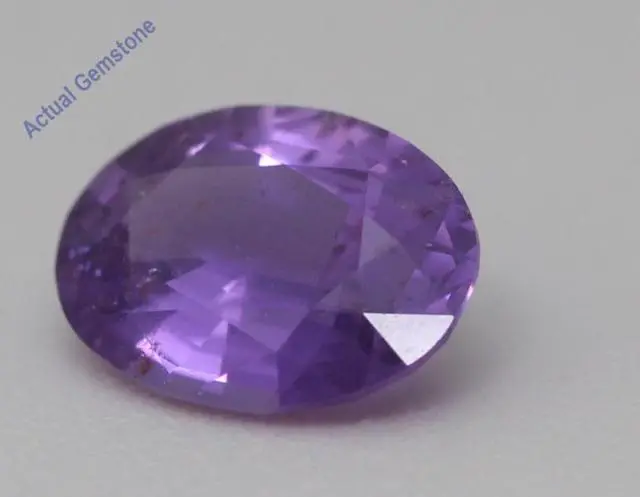 Alt view image 4 of 4 - Oval Cut Natural Mined Loose Sapphire (1.16 Ct,Purple(Possibly Heated) Color,VS2 Clarity)