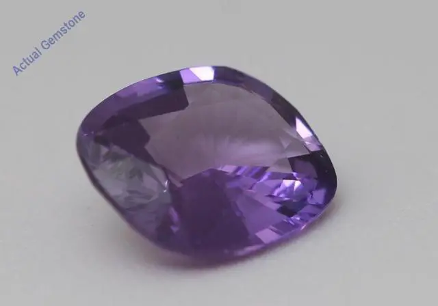Alt view image 3 of 4 - Cushion Cut Natural Mined Loose Sapphire (1.89 Ct,Purple(Possibly Heated) Color,SI1 Clarity)