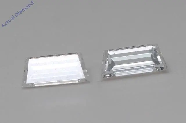 Main image of A Pair of Trapezoid Cut Natural Mined Loose Diamonds (0.62 Ct,F Color,VS1-SI2 Clarity)