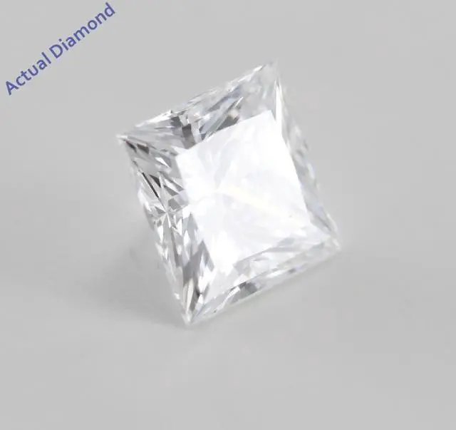 Alt view image 2 of 5 - Princess Cut Loose Diamond (0.66 Ct, D, SI1(Laser Drilled)) GIA Certified