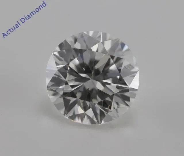 Alt view image 3 of 4 - Round Diamond Solitaire Engagement Ring 14k White Gold 2.03 Ct, J , VVS2 GIA Certified