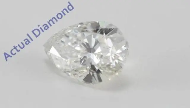 Alt view image 2 of 2 - Pear Cut Loose Diamond (0.74 Ct, K Color, SI2 Clarity)