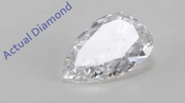 Alt view image 3 of 4 - Pear Cut Loose Diamond (0.48 Ct, E Color, SI1(Laser Drilled) Clarity)