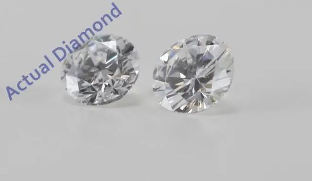Alt view image 4 of 4 - A Pair of Round Cut Loose Diamonds (0.62 Ct, D Color, VVS2 Clarity)
