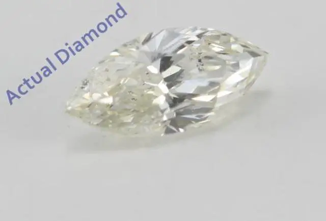 Alt view image 2 of 4 - Marquise Cut Loose Diamond (0.28 Ct, K Color, SI2 Clarity)