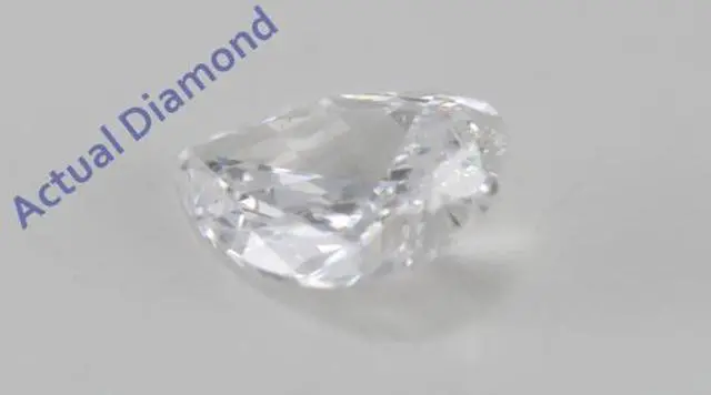 Alt view image 4 of 4 - Pear Cut Loose Diamond (0.48 Ct, E Color, SI1(Laser Drilled) Clarity)