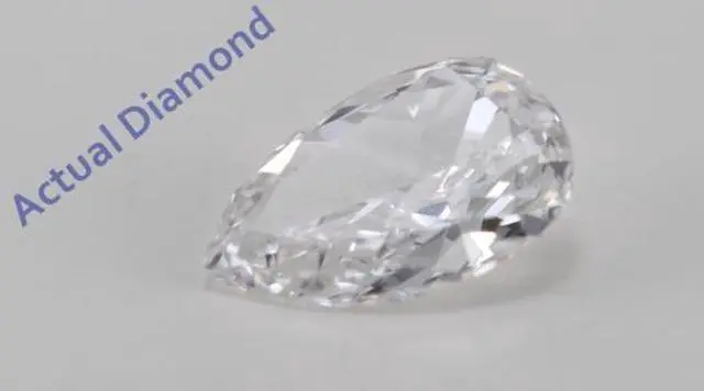 Alt view image 2 of 4 - Pear Cut Loose Diamond (0.48 Ct, E Color, SI1(Laser Drilled) Clarity)