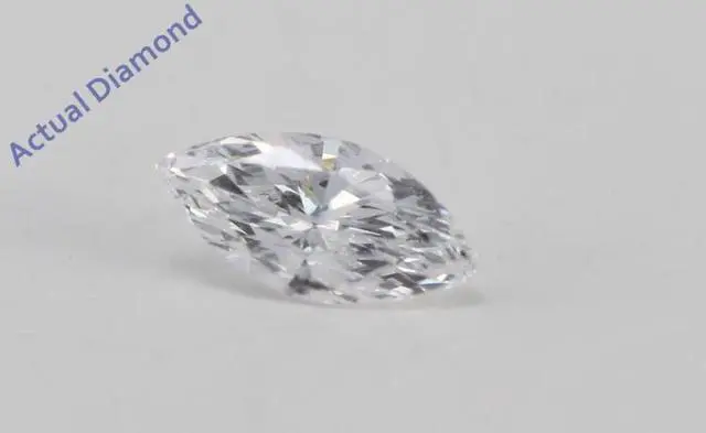 Alt view image 5 of 5 - Marquise Cut Loose Diamond (0.28 Ct, D Color, SI2 (K.M. Treated) Clarity) IGL Certified