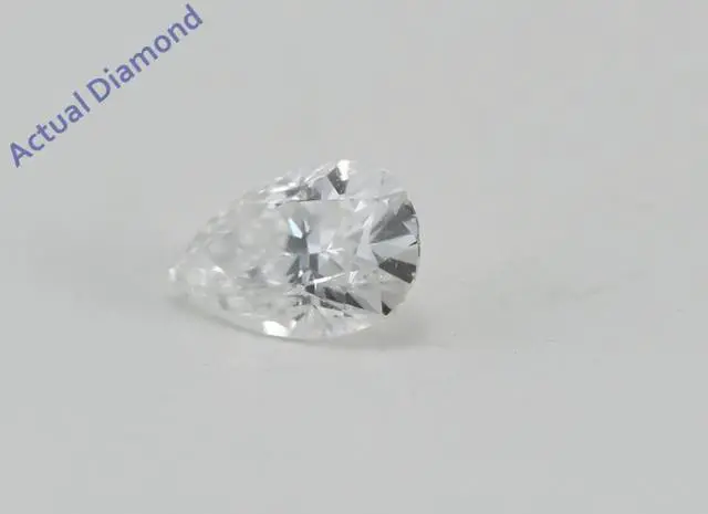 Alt view image 4 of 4 - Pear Cut Loose Diamond (0.33 Ct, D Color, VS1-VS2 Clarity) IGL Certified