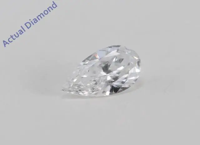 Main image of Pear Cut Loose Diamond (0.26 Ct, D Color, SI1(K.M. Treated) Clarity) IGL Certified