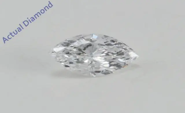 Main image of Marquise Cut Loose Diamond (0.28 Ct, D Color, SI2 (K.M. Treated) Clarity) IGL Certified