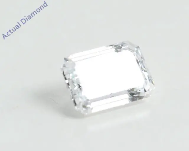 Alt view image 2 of 5 - Emerald Cut Loose Diamond (0.78 Ct, D Color, SI2 Clarity) GIA Certified