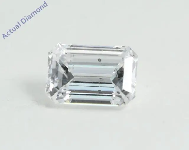 Alt view image 5 of 5 - Emerald Cut Loose Diamond (0.78 Ct, D Color, SI2 Clarity) GIA Certified
