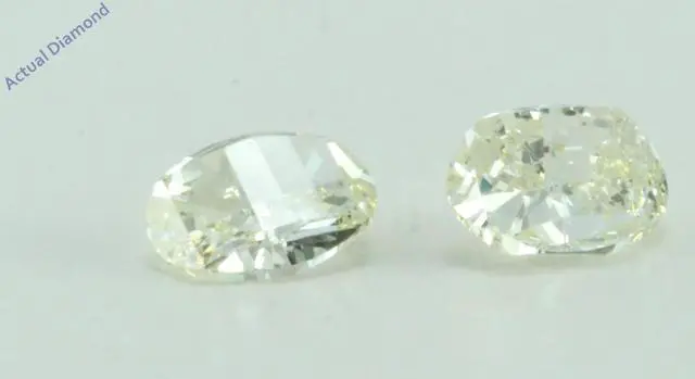 Alt view image 2 of 6 - A Pair of Oval Millennial Sunrise (Limited Edition) Cut Loose Diamonds (1.15 Ct, J-k Color, VS Clarity)