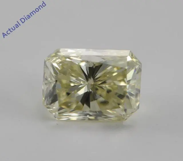 Alt view image 3 of 3 - Radiant Cut Loose Diamond (0.94 Ct, Natural Fancy Yellow, VS1) IGL Certified