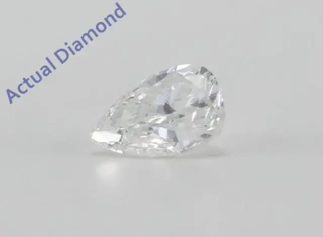 Alt view image 3 of 6 - Pear Cut Loose Diamond (0.5 Ct, F, SI1) EGL Certified