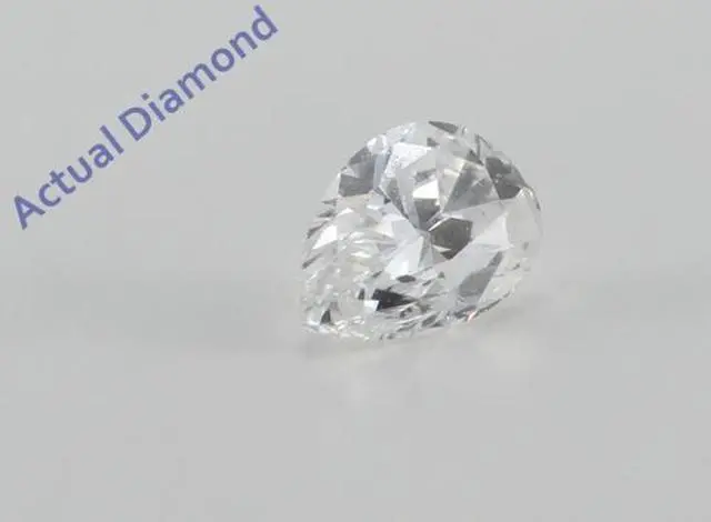 Alt view image 5 of 6 - Pear Cut Loose Diamond (0.5 Ct, F, SI1) EGL Certified
