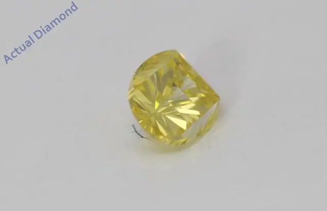 Alt view image 3 of 4 - Millennial Sunrise (Branded Shape) Diamond Pendant 14k Yellow Gold (0.56 Ct Yellow(Irradiated) VS Clarity)