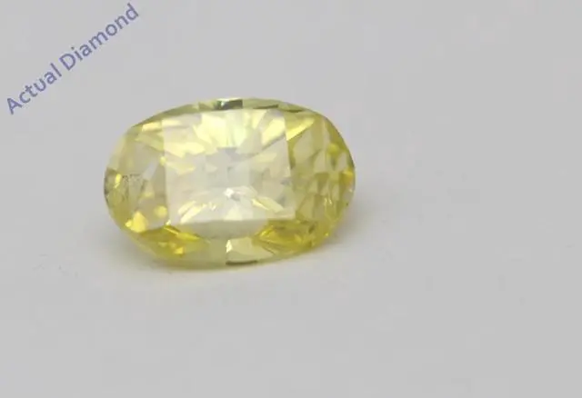 Main image of Oval Millennial Sunrise (Limited Edition) Cut Loose Diamond 0.44 Ct,Yellow Irradiated Color,vs Clarity
