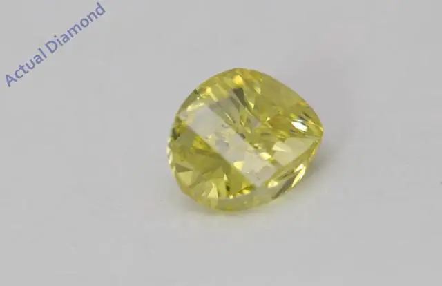 Alt view image 3 of 4 - Oval Millennial Sunrise (Limited Edition) Cut Loose Diamond 0.44 Ct,Yellow Irradiated Color,SI2 Clarity