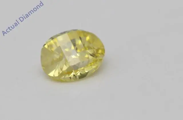 Main image of Oval Millennial Sunrise (Limited Edition) Cut Loose Diamond 0.59 Ct,Yellow Irradiated Color,VS Clarity