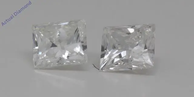 Main image of A Pair of Princess Cut Loose Diamonds (0.7 Ct,I Color,SI2 Clarity)