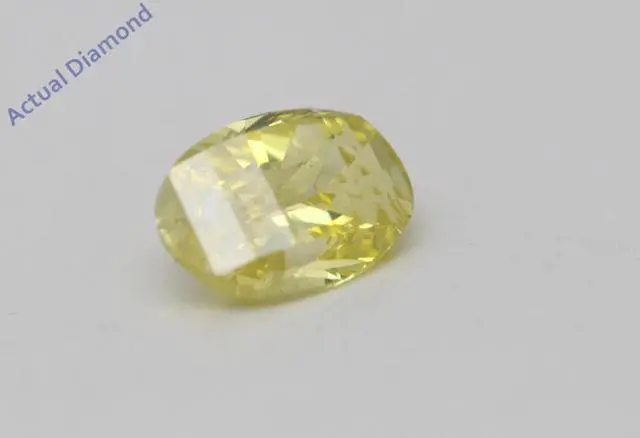Alt view image 2 of 4 - Oval Millennial Sunrise (Limited Edition) Cut Loose Diamond 0.44 Ct,Yellow Irradiated Color,vs Clarity