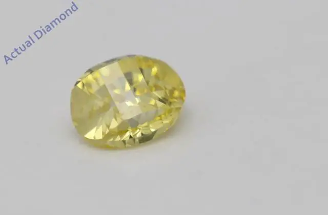 Alt view image 4 of 4 - Oval Millennial Sunrise (Limited Edition) Cut Loose Diamond 0.59 Ct,Yellow Irradiated Color,VS Clarity