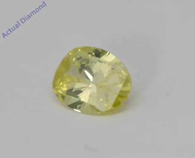 Alt view image 4 of 4 - Oval Millennial Sunrise (Limited Edition) Cut Loose Diamond 0.34 Ct,Yellow Irradiated Color,SI1 Clarity