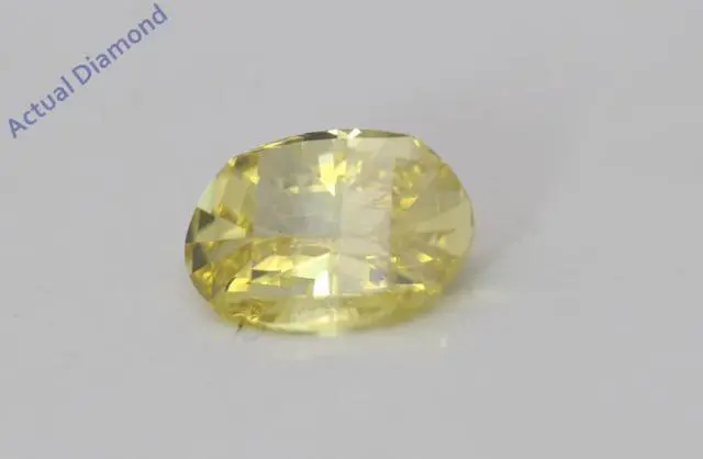Alt view image 4 of 4 - Oval Millennial Sunrise (Limited Edition) Cut Loose Diamond 0.57 Ct,Yellow Irradiated Color,SI1 Clarity