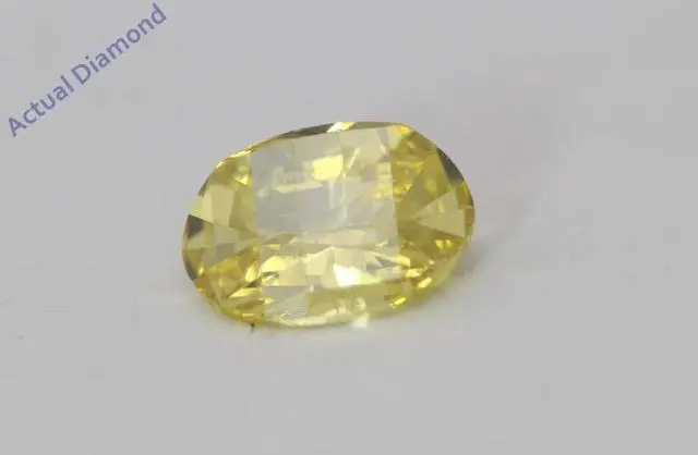 Main image of Oval Millennial Sunrise (Limited Edition) Cut Loose Diamond 0.57 Ct,Yellow Irradiated Color,SI1 Clarity