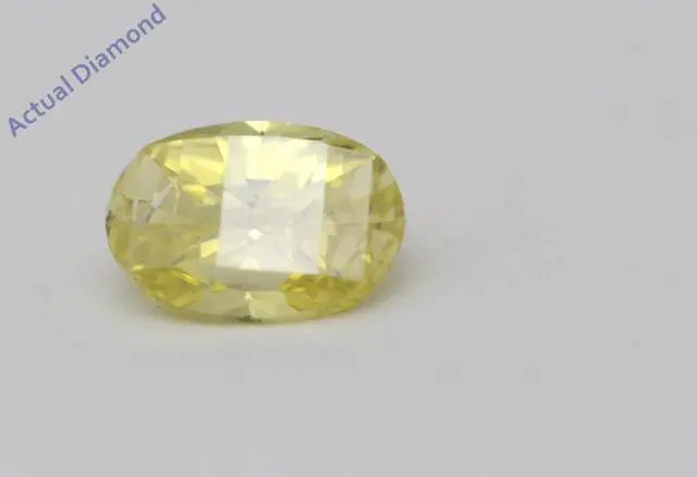 Alt view image 4 of 4 - Oval Millennial Sunrise (Limited Edition) Cut Loose Diamond 0.44 Ct,Yellow Irradiated Color,vs Clarity