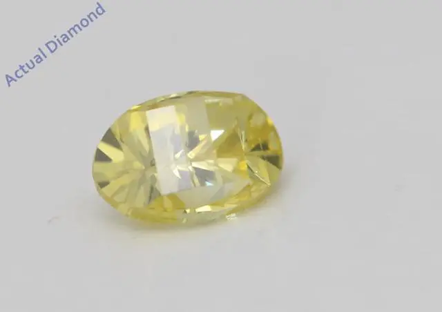 Alt view image 4 of 4 - Oval Millennial Sunrise (Limited Edition) Cut Loose Diamond 0.61 Ct,Yellow Irradiated Color,VS Clarity