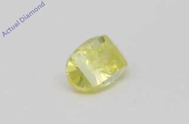 Alt view image 2 of 4 - Millennial Sunrise (Branded Shape) Diamond Ring 14k White (0.43 Ct Yellow/green(Irradiated) VS Clarity)