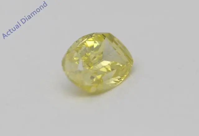 Alt view image 3 of 4 - Oval Millennial Sunrise (Limited Edition) Cut Loose Diamond 0.44 Ct,Yellow Irradiated Color,vs Clarity