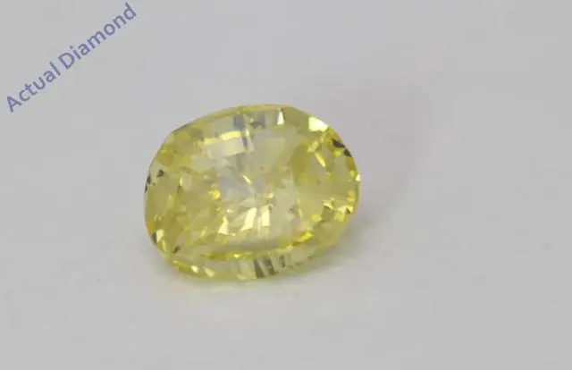 Alt view image 4 of 4 - Oval Millennial Sunrise (Limited Edition) Cut Loose Diamond 0.44 Ct,Yellow Irradiated Color,SI2 Clarity