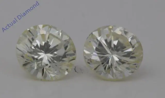Main image of A Pair of Round Cut Loose Diamonds (1.41 Ct,L Color,VS2 Clarity)