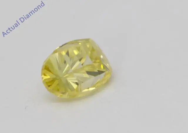 Alt view image 2 of 4 - Oval Millennial Sunrise (Limited Edition) Cut Loose Diamond 0.61 Ct,Yellow Irradiated Color,VS Clarity