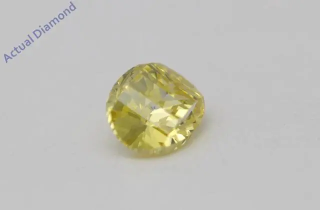 Alt view image 3 of 4 - Oval Millennial Sunrise (Limited Edition) Cut Loose Diamond 0.59 Ct,Yellow Irradiated Color,VS Clarity