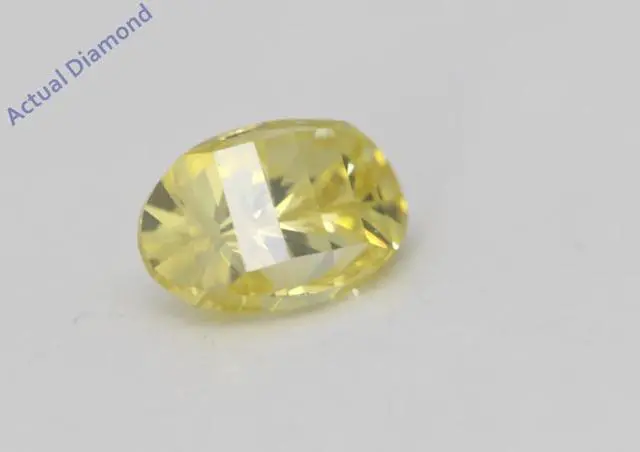Main image of Oval Millennial Sunrise (Limited Edition) Cut Loose Diamond 0.61 Ct,Yellow Irradiated Color,VS Clarity