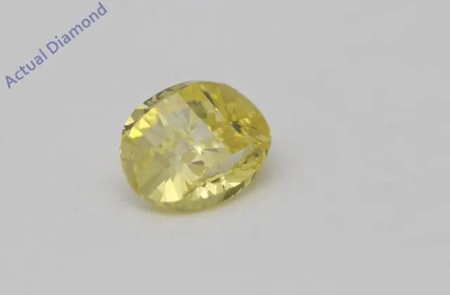 Alt view image 2 of 4 - Oval Millennial Sunrise (Limited Edition) Cut Loose Diamond 0.59 Ct,Yellow Irradiated Color,VS Clarity