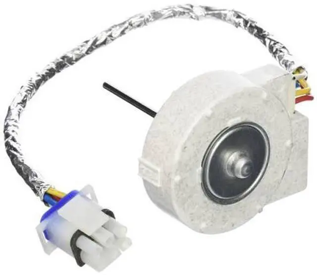 Alt view image 2 of 2 - GE WR60X10277 Refrigerator Evaporator Fan Motor Assembly