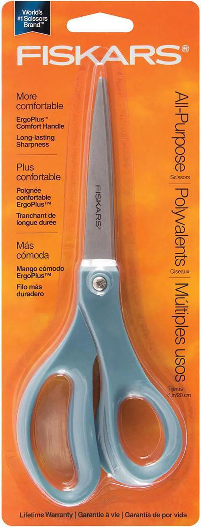 Alt view image 4 of 11 - Fiskars Performance 8" Home-Office Scissors - 6 EA/BX