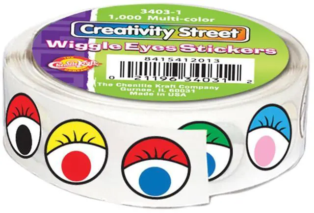 Alt view image 6 of 6 - Chenillekraft Wiggle Eyes Sticker
