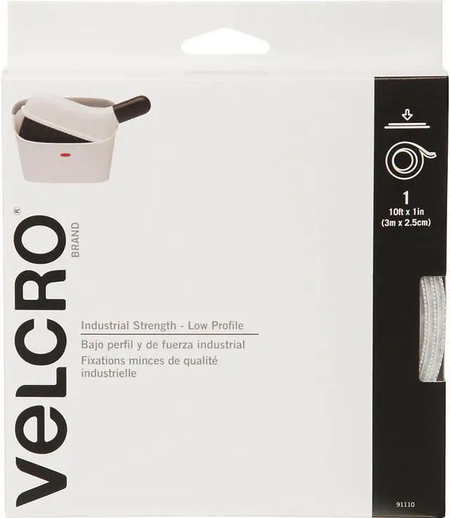Alt view image 4 of 11 - VELCRO(R)brand ULTRA-MATE(R) Glue-On Strip 1"X10'-Black