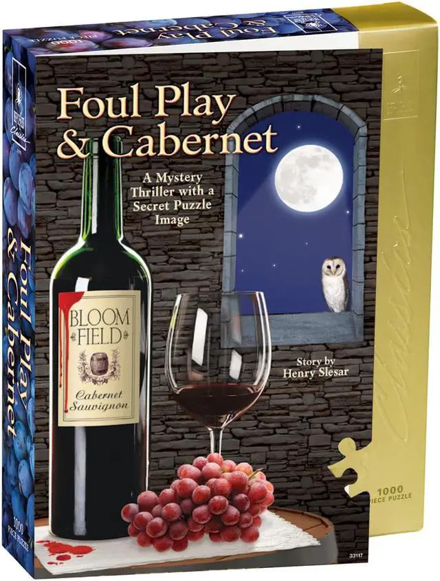 Alt view image 5 of 12 - Foul Play & Cabernet 1000 Piece Puzzle by University Games