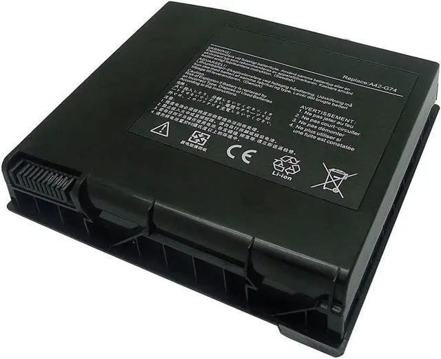 Main image of New Laptop Battery Replacement for Asus A42-G74 G74 G74J G74JH G74S G74SW G74SX 8 Cell, fits P/N A42-G74 ICR18650-26F LC42SD128