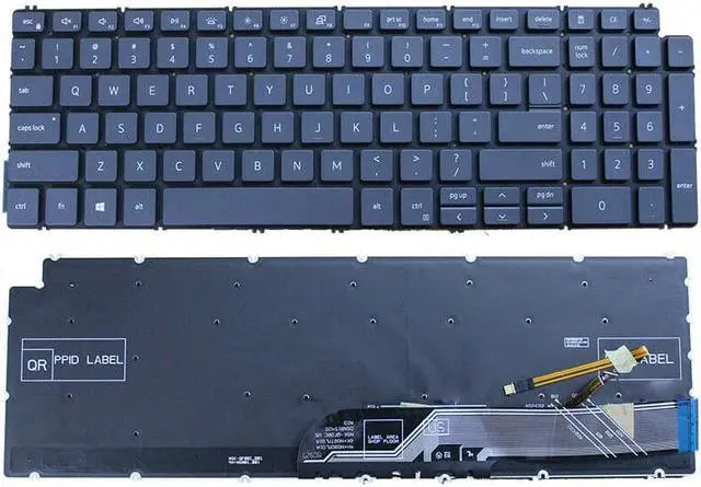 Main image of New keyboard for Dell Inspiron 15 5501 5502 5584 5590 5593 5594 5598 15 7000 2-IN-1 7590 7591 17 7000 2-IN-1 7791 17-7791 P42E P88F P90F Keyboard US Backlit Black