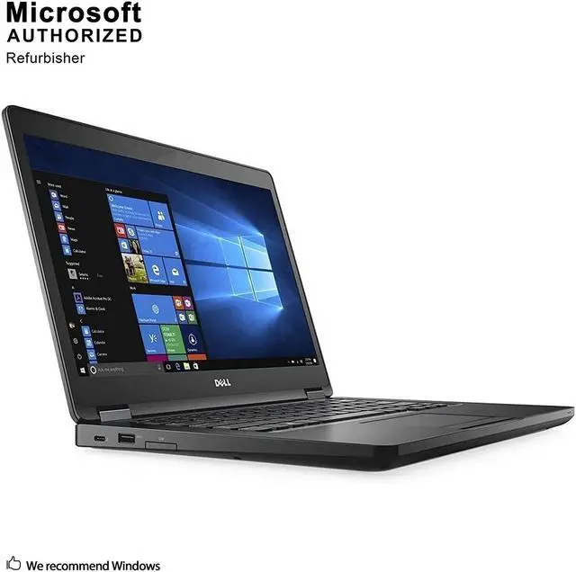 Alt view image 2 of 4 - Dell Latitude 5480 14-inch Laptop (Intel Core i5-6300U, 8GB RAM, 256GB SSD) Win 11 Pro with Free LIXSUNTEK® Ethernet Cable Grade A Refurbished